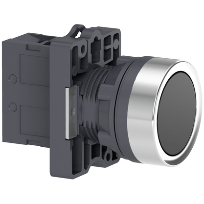 XA2EA21 - Botao Completo 22mm Retorno Por Mola Preto 1na
