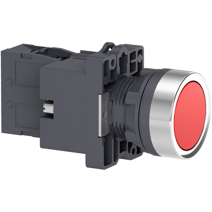 XA2EW34B2 - Botao Completo Luminoso 22mm Retorno Por Mola 24v Ac/Dc Vermelho 1nf