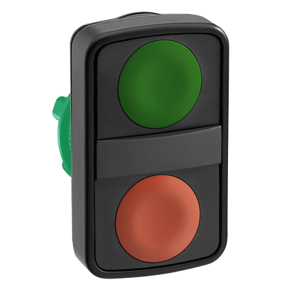 ZB5AA7340 - Cabecote Botao 22mm Plastico Duplo Coman