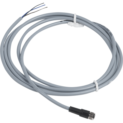 XZCPV0941L2 - Cabo Pvc Com Conector Femea M8 Reto 4p 2m