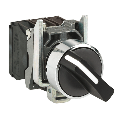 XB4BD25 - Comutador 22mm Metalico Manopla Curta 2p