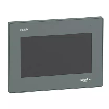 HMIGXU3512 - Interface Homem-Máquina Colorida 7 WVGA com Portas Seriais Ethernet e USB | Schneider Electric