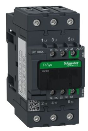 LC1D65ABNE - CONTATOR 3P 65A MENORQ440V B.ACDC 24-60V