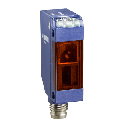 XUM0APSAM8 - Sensor Fotoeletrico Multimodo 20x34x12 Plast Sn 0,1-10m Npn 1na/1nf - Conector M8
