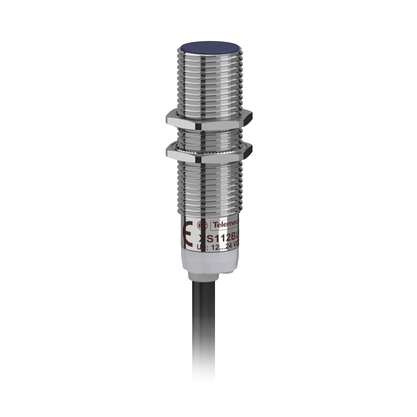 XS112BLPAL2 - **Sensor Indutivo Faceado M12 Metalico Sn 2mm Pnp 1na - Cabo 2m**