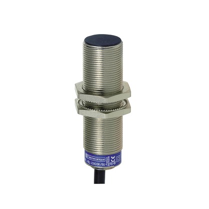 XS1M18MA250 - Sensor Indutivo Faceado M18 Metalico Sn 5mm Ca/Cc 1na - Cabo 2m