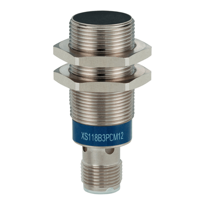 XS118B3PCM12 - Sensor Indutivo Faceado M18 Metalico Sn 8mm Pnp 1na+1nf - Conector M12