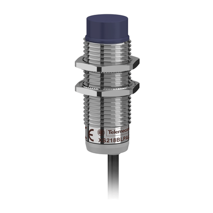 XS218BLPAL2 - Sensor Indutivo Nao Faceado M18 Metalico Sn 8mm Pnp 1na - Cabo 2m