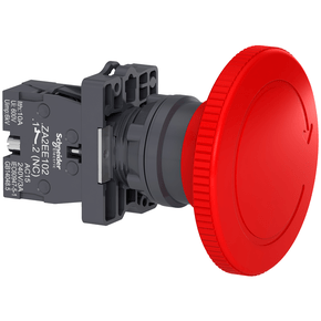 XA2ES642 - Botao Completo 60mm Soco Emergencia Girar P/ Destravar 1nf Vermelho
