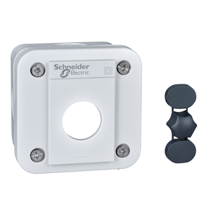 XALE1 - Botoeira 22mm Plastica 1 Furo Vazia P/ Botão E Sinalizador Xb7