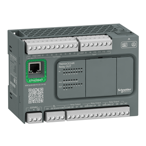 TM200CE24R - Controlador Logico Programavel M200 Ethernet 14di 10do Rele - 110/220vca