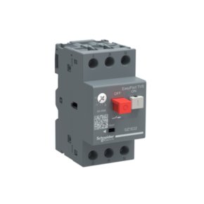 GZ1E04 - Disjuntor Termomagnetico 3p Ajuste 0.40-0.63a Botao Impulsao