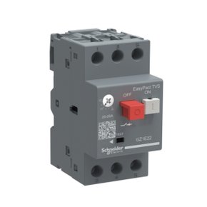 GZ1E08 - Disjuntor Termomagnetico 3p Ajuste 2.5-4a Botao Impulsao