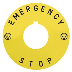 ZBY9142 - Etiqueta Circ Plast D60 C/ Iso13850