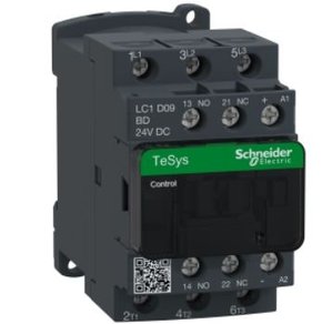 LC1D09BD - Contator De Potencia 3p 9a 4kw/5cv 1na+1nf 24vcc - Parafuso