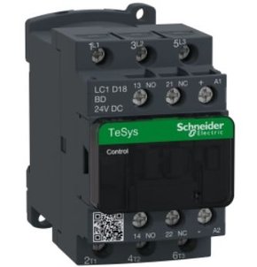 LC1D18BD - Contator De Potencia 3p 18a 7,5kw/10cv 1na+1nf 24vcc - Parafuso
