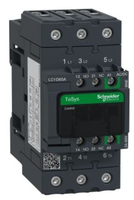 LC1D65ABNE - CONTATOR 3P 65A MENORQ440V B.ACDC 24-60V