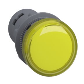 XA2EVB8LC - Sinalizador Ø22mm Plástico, Led, Amarelo, 24 Vca/Cc