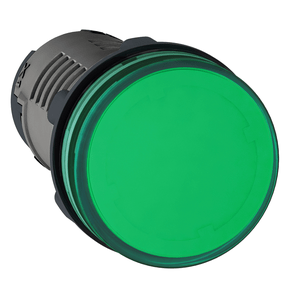 XA2EVB3LC - Sinalizador Ø22mm Plástico, Led, Verde, 24 Vca/Cc