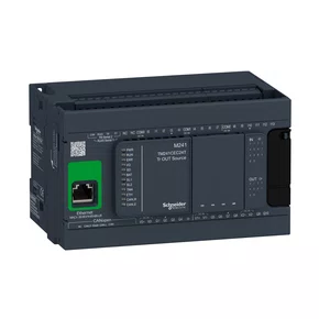 TM241CEC24T - Controlador Lógico Programável - 14 Entradas / 10 Saídas Source (Pnp) - Modbus Tcp/Ethernet Ip/Canopen/Opc Ua - 24 Vdc