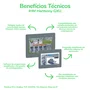 HMIGXU3512 - Interface Homem-Máquina Colorida 7 WVGA com Portas Seriais Ethernet e USB | Schneider Electric